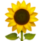 Sunflower emoji on Apple
